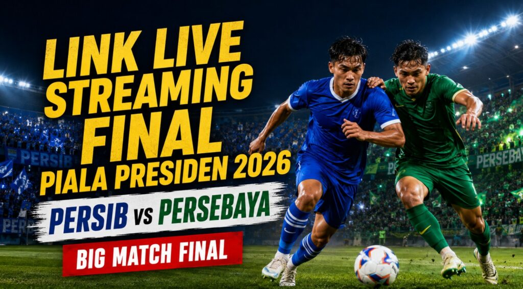 Link Live Streaming Final Piala Presiden 2026 Persib vs Persebaya