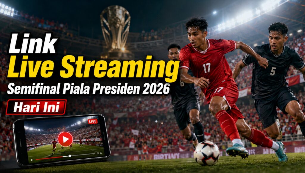 Link Live Streaming Semifinal Piala Presiden 2026 Hari Ini