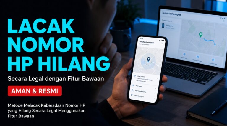 Metode Melacak Keberadaan Nomor HP yang Hilang Secara Legal Menggunakan Fitur Bawaan