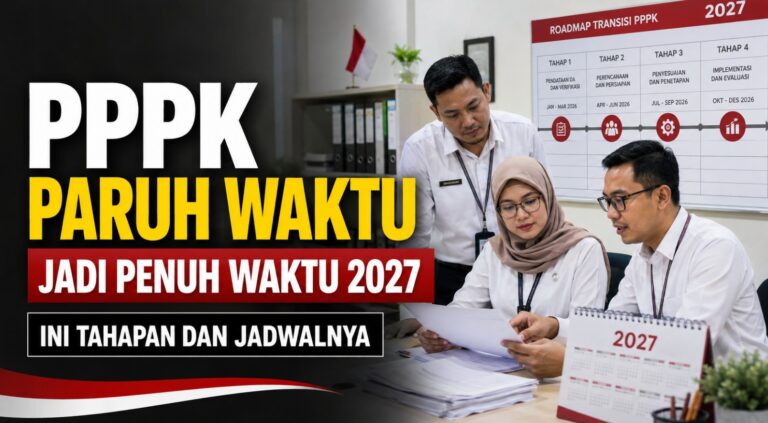 PPPK Paruh Waktu Jadi Penuh Waktu 2027, Ini Tahapan dan Jadwalnya
