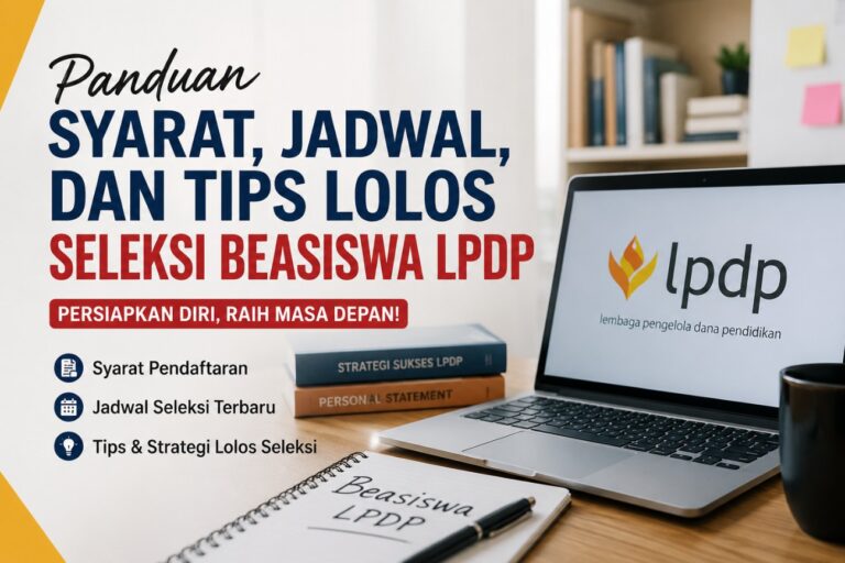 Panduan Syarat, Jadwal, dan Tips Lolos Seleksi Beasiswa LPDP