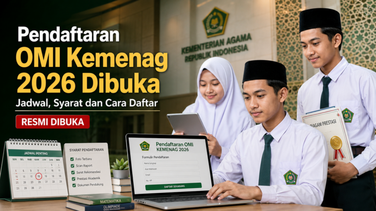 Pendaftaran OMI Kemenag 2026 Dibuka: Jadwal, Syarat dan Cara Daftar