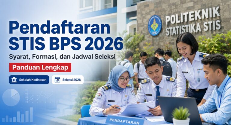 Pendaftaran STIS BPS 2026: Syarat, Formasi, dan Jadwal Seleksi