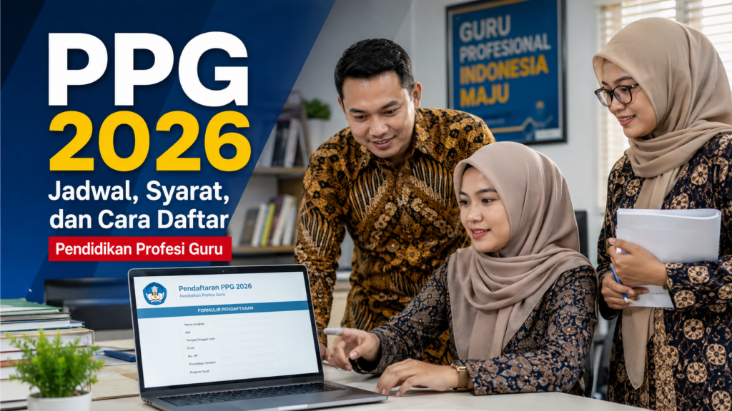 Pendidikan Profesi Guru (PPG) 2026 Jadwal, Syarat, dan Cara Daftar
