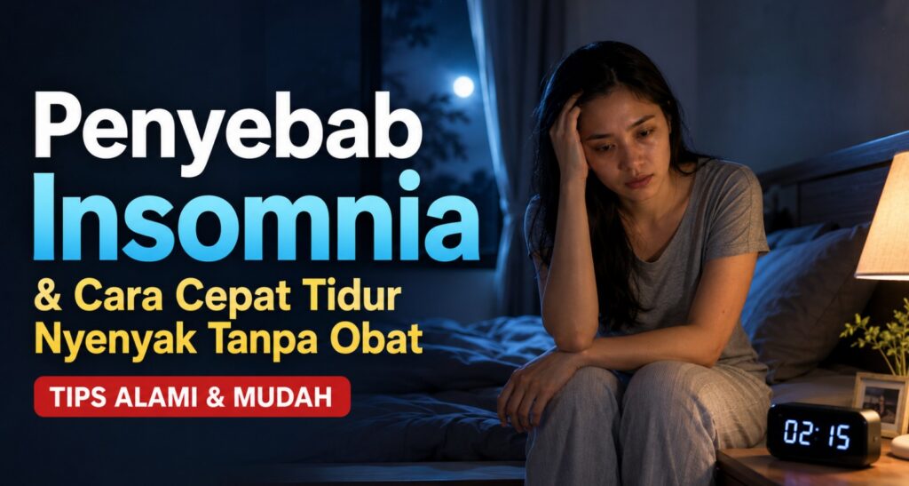 Penyebab Insomnia & Cara Cepat Tidur Nyenyak Tanpa Obat