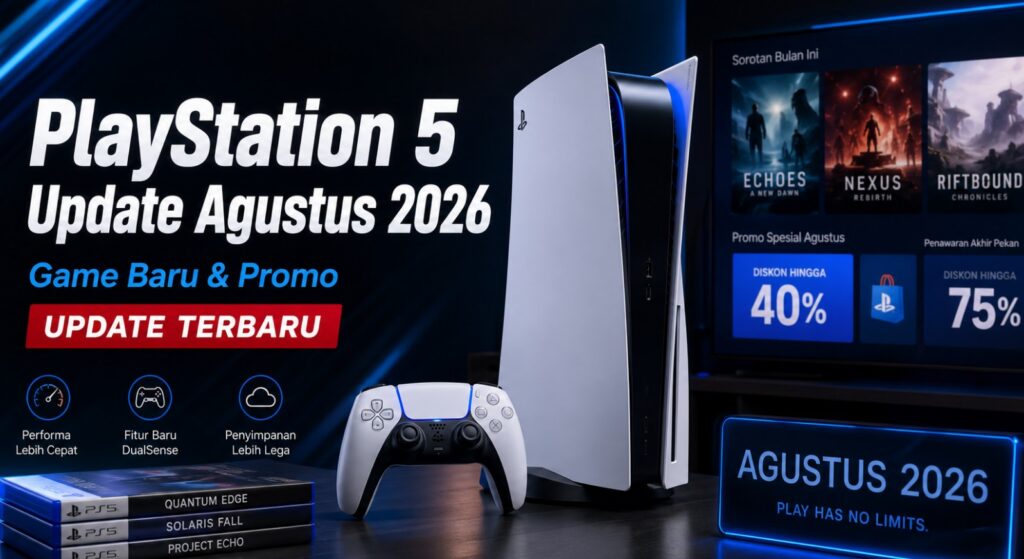 PlayStation 5 Update Agustus 2026 Game Baru & Promo