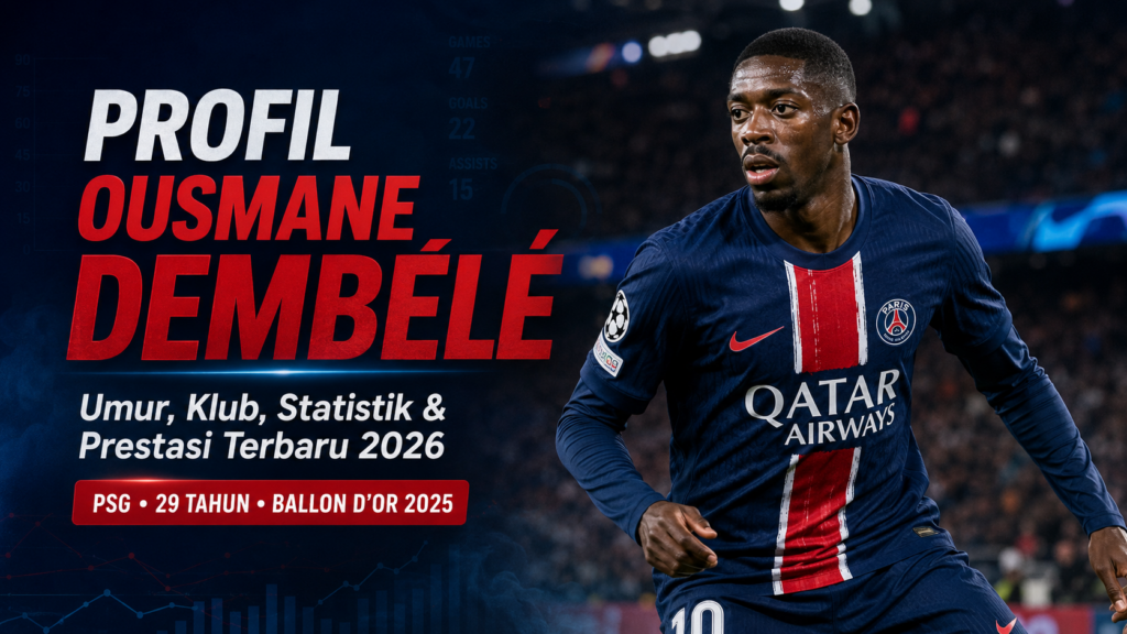 Profil Ousmane Dembele Umur, Klub, Statistik dan Prestasi Terbaru 2026