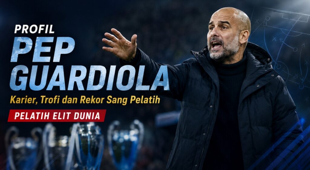 Profil Pep Guardiola Karier, Trofi dan Rekor Sang Pelatih
