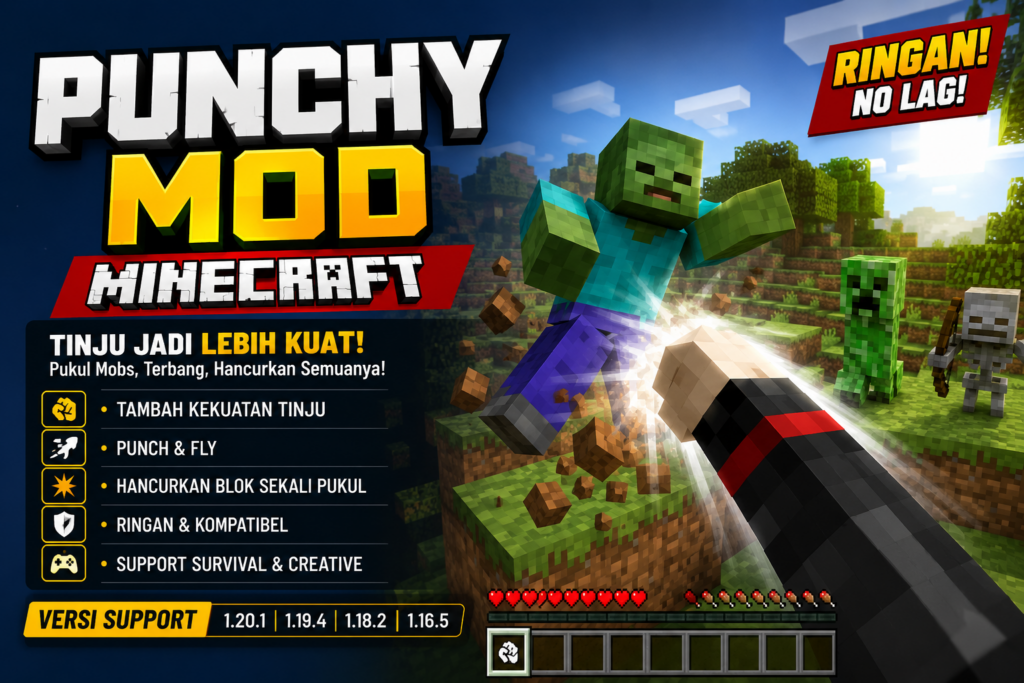 Punchy Mod Minecraft