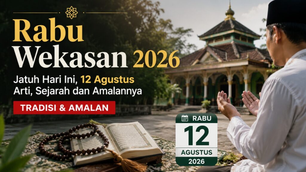 Rabu Wekasan 2026 Jatuh Hari Ini, 12 Agustus Arti, Sejarah dan Amalannya