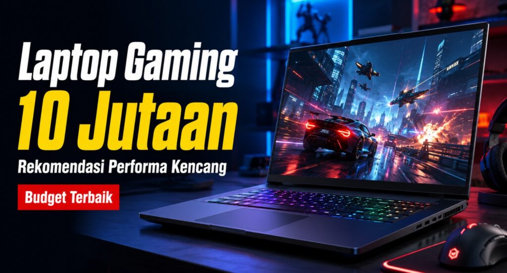 Rekomendasi Laptop Gaming 10 Jutaan Performa Kencang