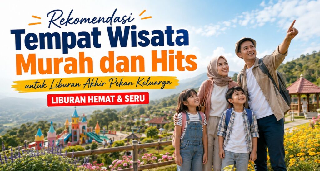 Rekomendasi Tempat Wisata Murah dan Hits untuk Liburan Akhir Pekan Keluarga