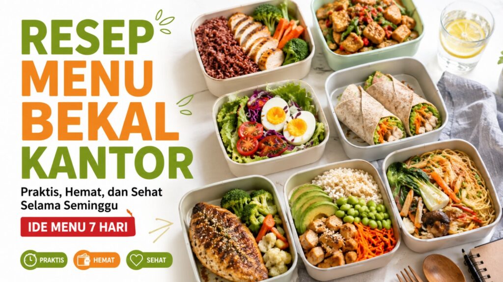 Resep Menu Bekal Kantor Praktis, Hemat, dan Sehat Selama Seminggu