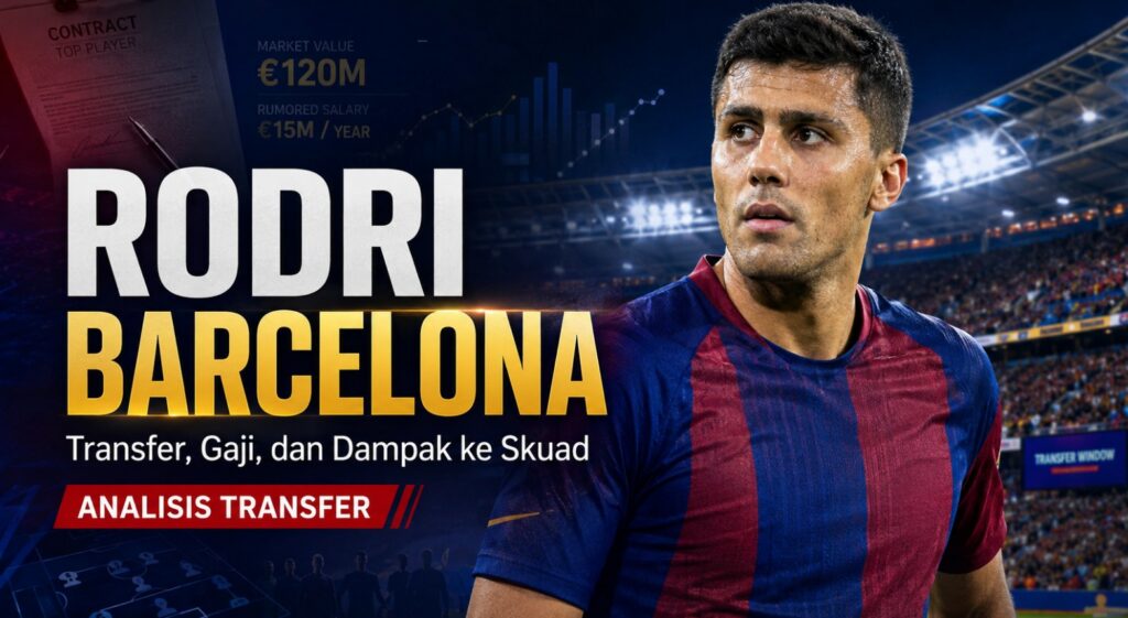 Rodri Barcelona Transfer, Gaji, dan Dampak ke Skuad