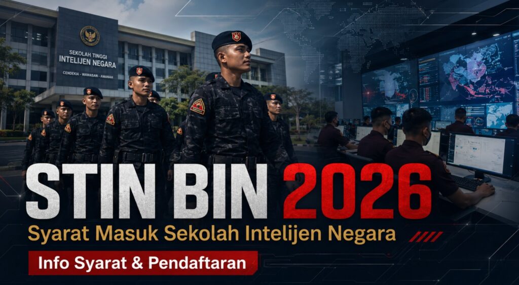 STIN BIN 2026 Syarat Masuk Sekolah Intelijen Negara