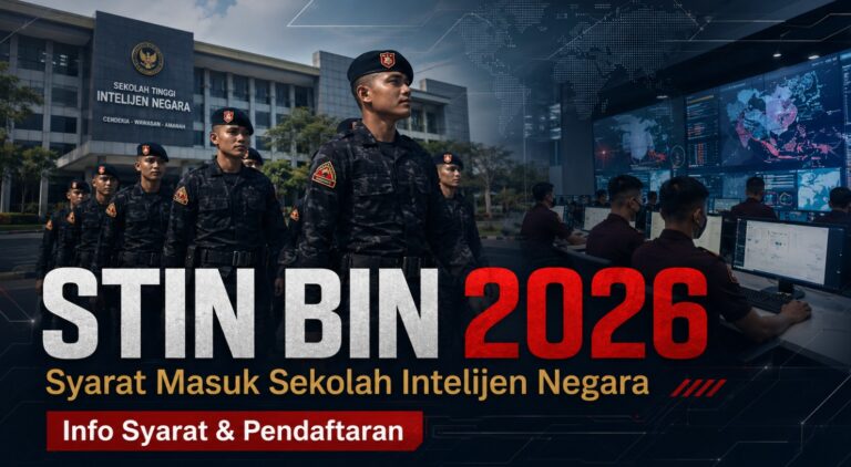 STIN BIN 2026: Syarat Masuk Sekolah Intelijen Negara