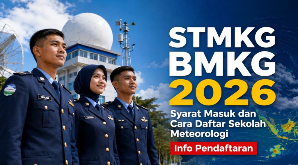 STMKG BMKG 2026 Syarat Masuk dan Cara Daftar Sekolah Meteorologi