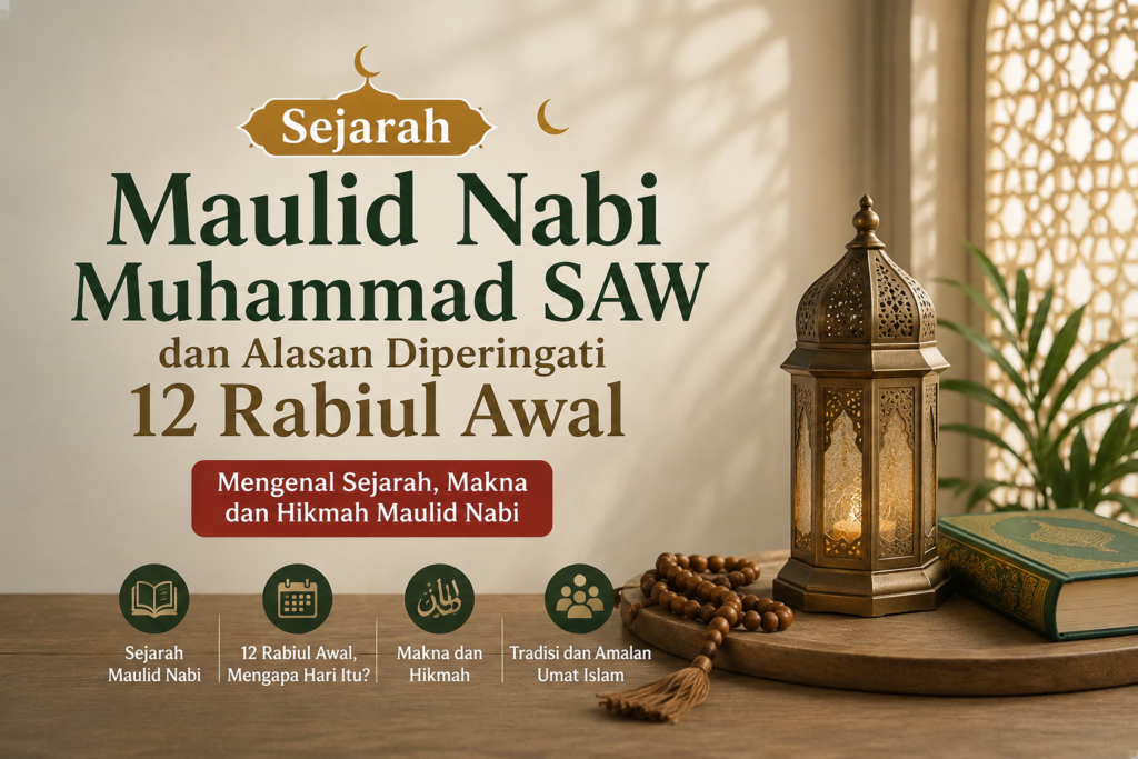 Sejarah Maulid Nabi Muhammad SAW dan Alasan Diperingati 12 Rabiul Awal