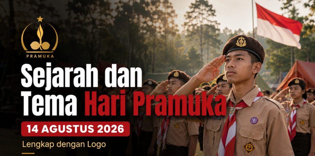 Sejarah dan Tema Hari Pramuka 14 Agustus 2026 Lengkap dengan Logo