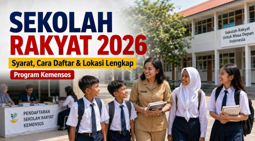 Sekolah Rakyat Kemensos 2026 Syarat, Cara Daftar & Lokasi Lengkap