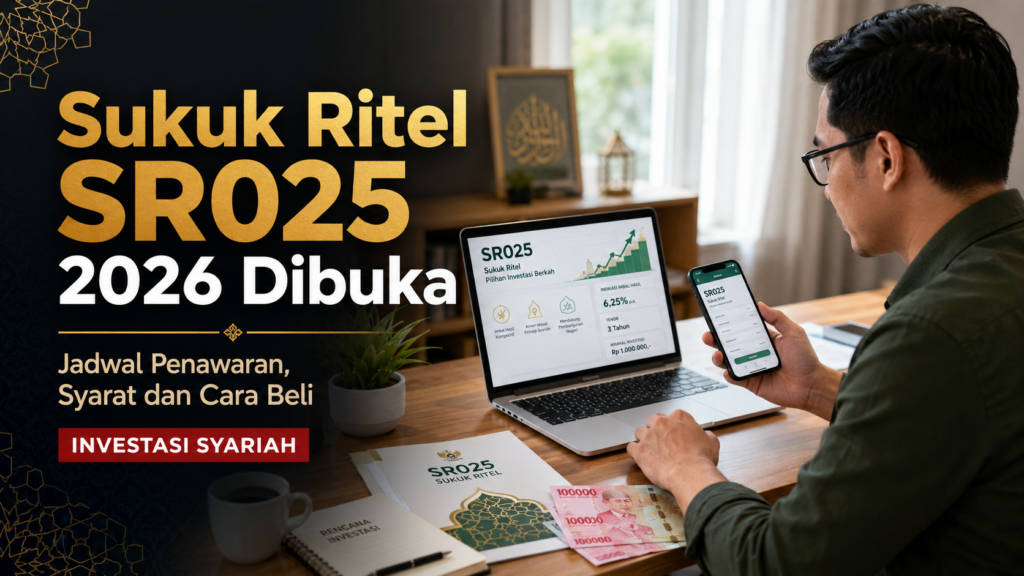Sukuk Ritel SR025 2026 Dibuka Jadwal Penawaran, Syarat dan Cara Beli