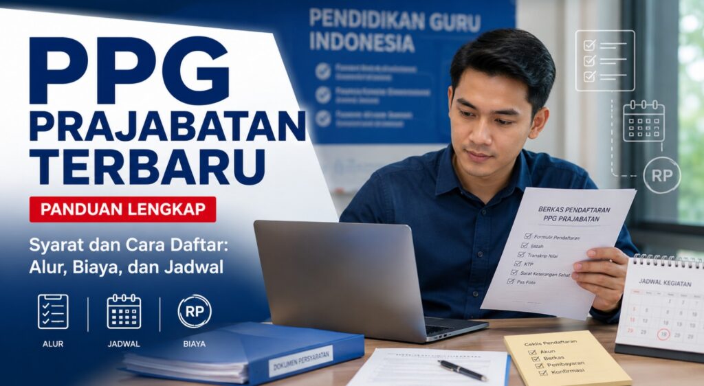 Syarat dan Cara Daftar PPG Prajabatan Terbaru Alur, Biaya, dan Jadwal