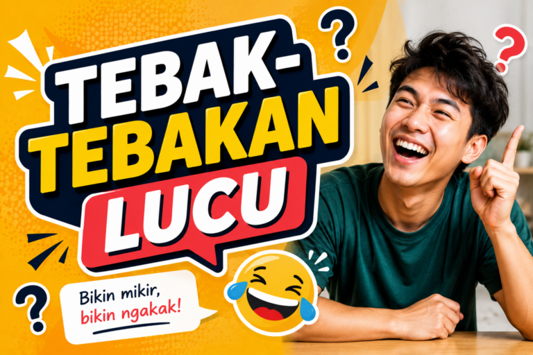 Kumpulan Tebak-Tebakan Lucu dan Receh yang Bikin Ngakak Terus