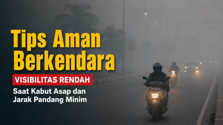 Tips Aman Berkendara Saat Kabut Asap dan Jarak Pandang Minim