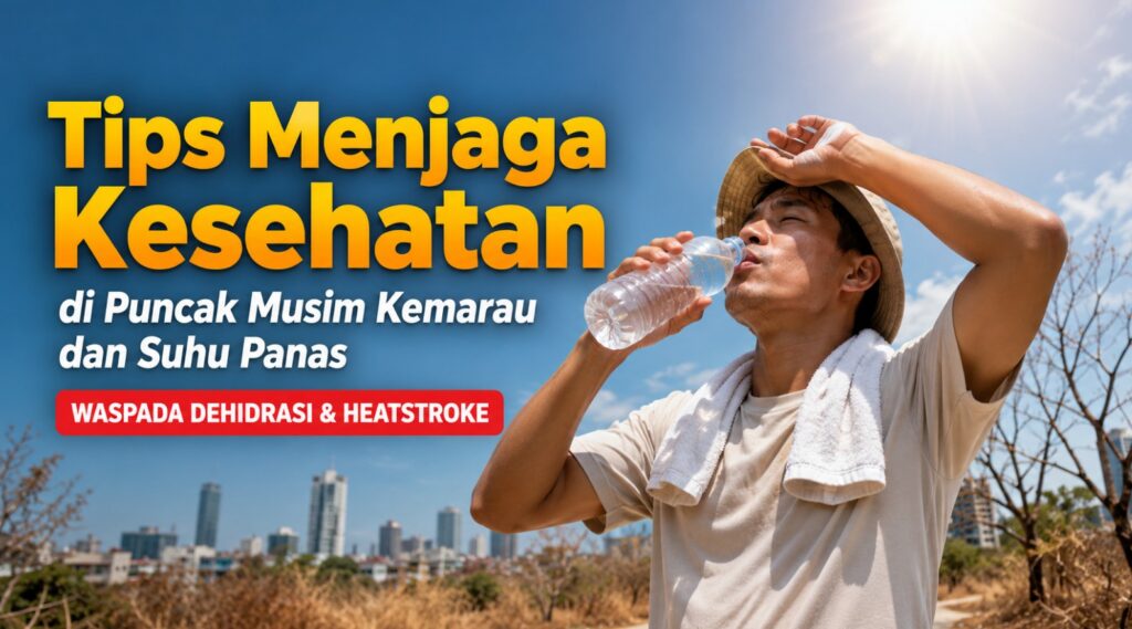 Tips Menjaga Kesehatan Tubuh di Puncak Musim Kemarau dan Suhu Panas