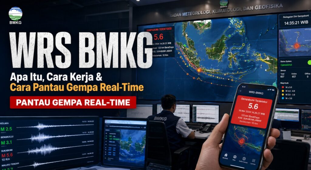 WRS BMKG Apa Itu, Cara Kerja & Cara Pantau Gempa Real-Time