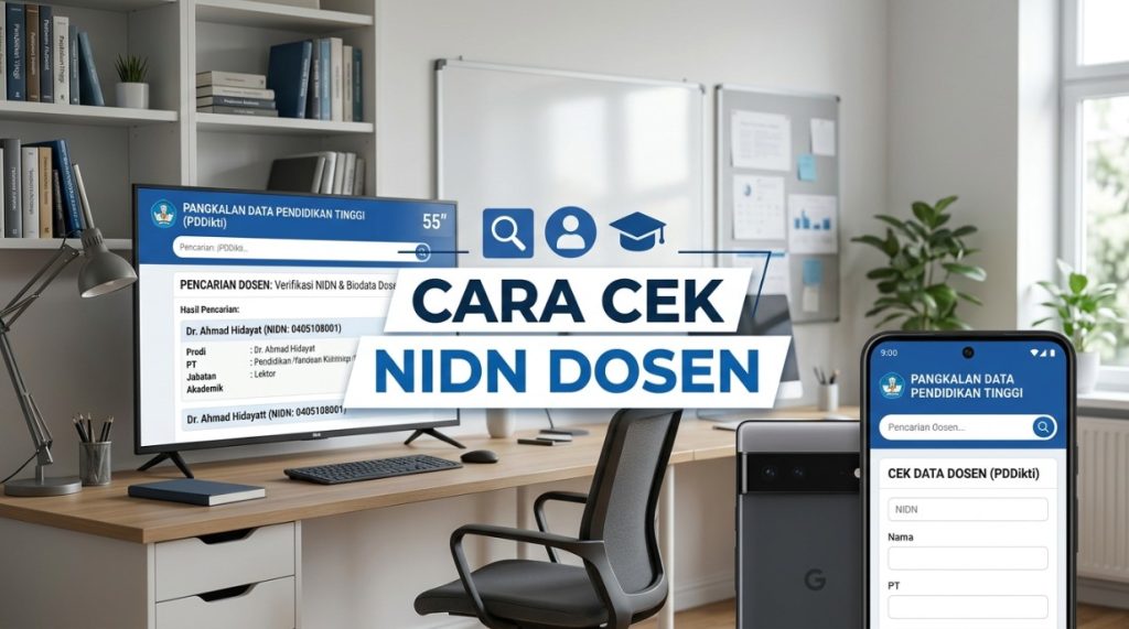 cara cek nidn dosen