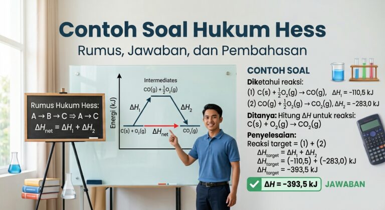 Contoh Soal Hukum Hess: Rumus, Jawaban, dan Pembahasan