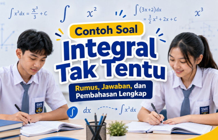 Contoh Soal Integral Tak Tentu: Rumus, Jawaban, dan Pembahasan Lengkap