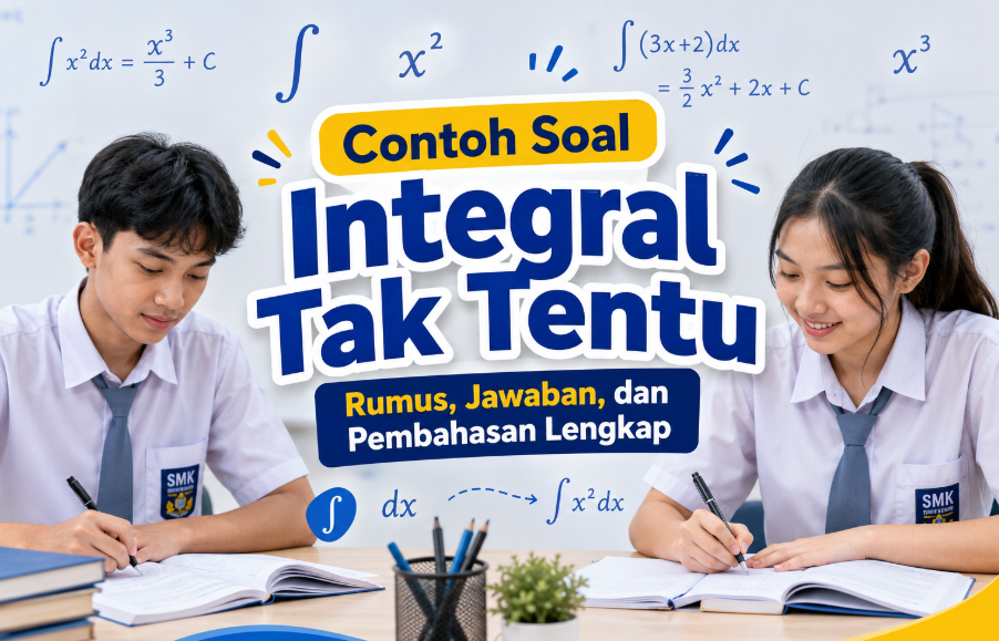 Contoh Soal Integral Tak Tentu: Rumus, Jawaban, dan Pembahasan Lengkap