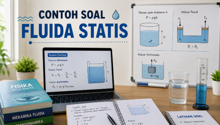 Contoh Soal Fluida Statis: Rumus, Jawaban, dan Pembahasan Lengkap