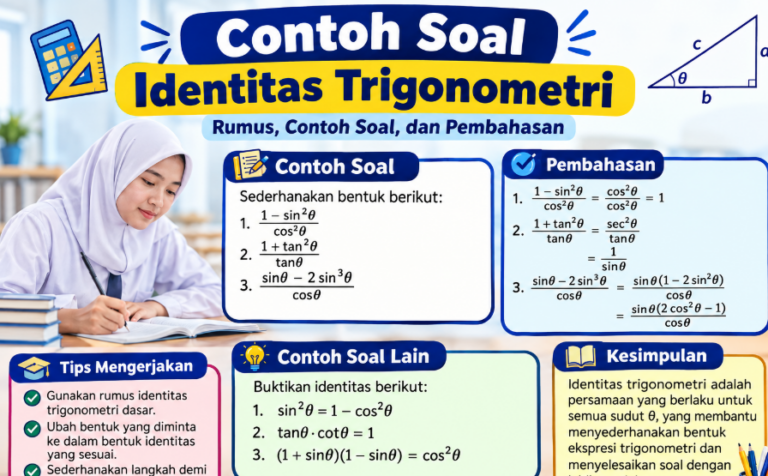 30 Soal Identitas Trigonometri: Rumus, Jawaban, dan Pembahasan