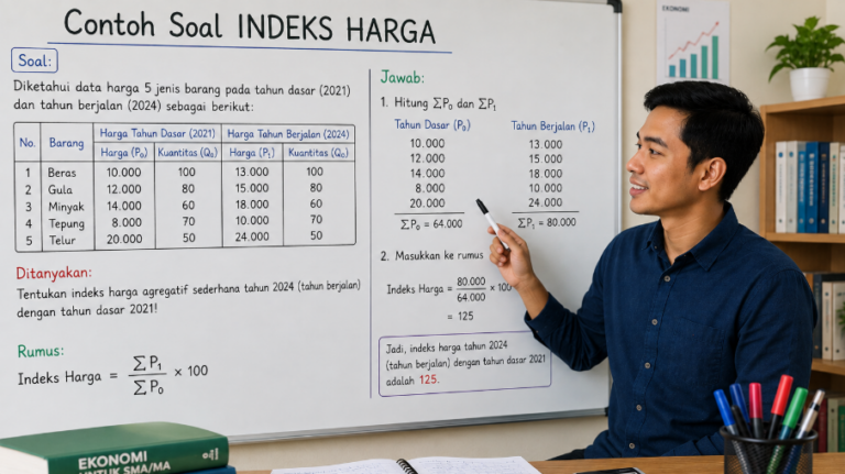Contoh Soal Indeks Harga Lengkap dengan Jawaban dan Pembahasan