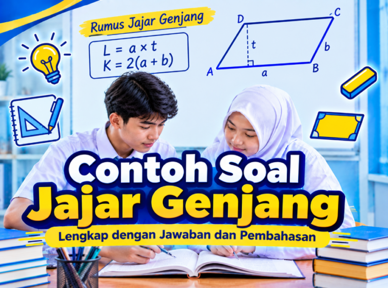 Contoh Soal Jajar Genjang: Rumus, Jawaban, dan Pembahasan Lengkap