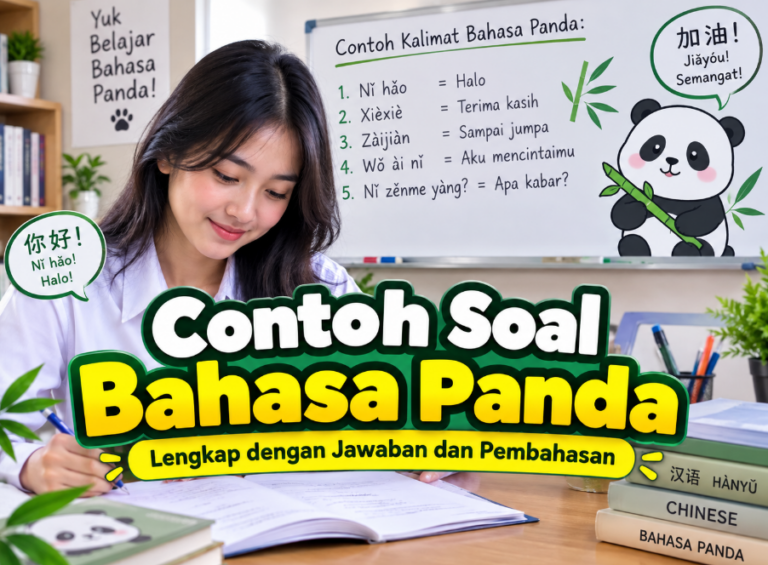 Contoh Soal Bahasa Panda Lengkap dengan Jawaban dan Pembahasan