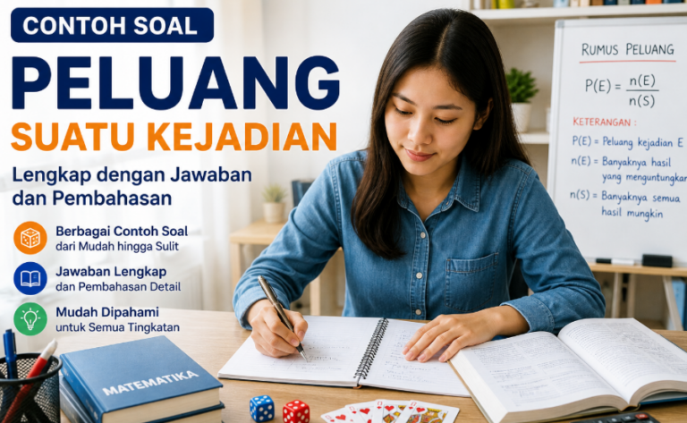30 Contoh Soal Peluang Suatu Kejadian Lengkap dengan Jawaban