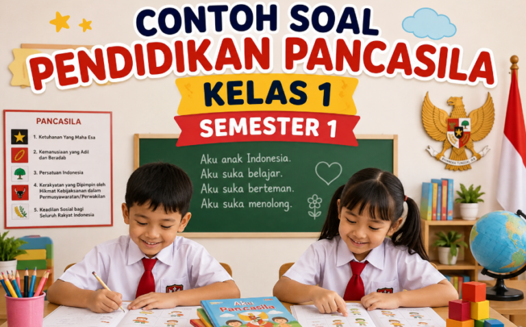 Contoh Soal Pendidikan Pancasila SD Lengkap dengan Jawaban