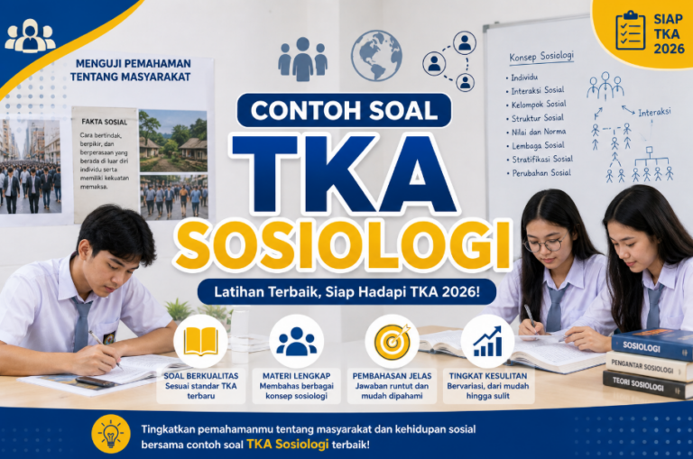 Kumpulan Soal TKA Sosiologi Terbaru Lengkap dengan Jawaban