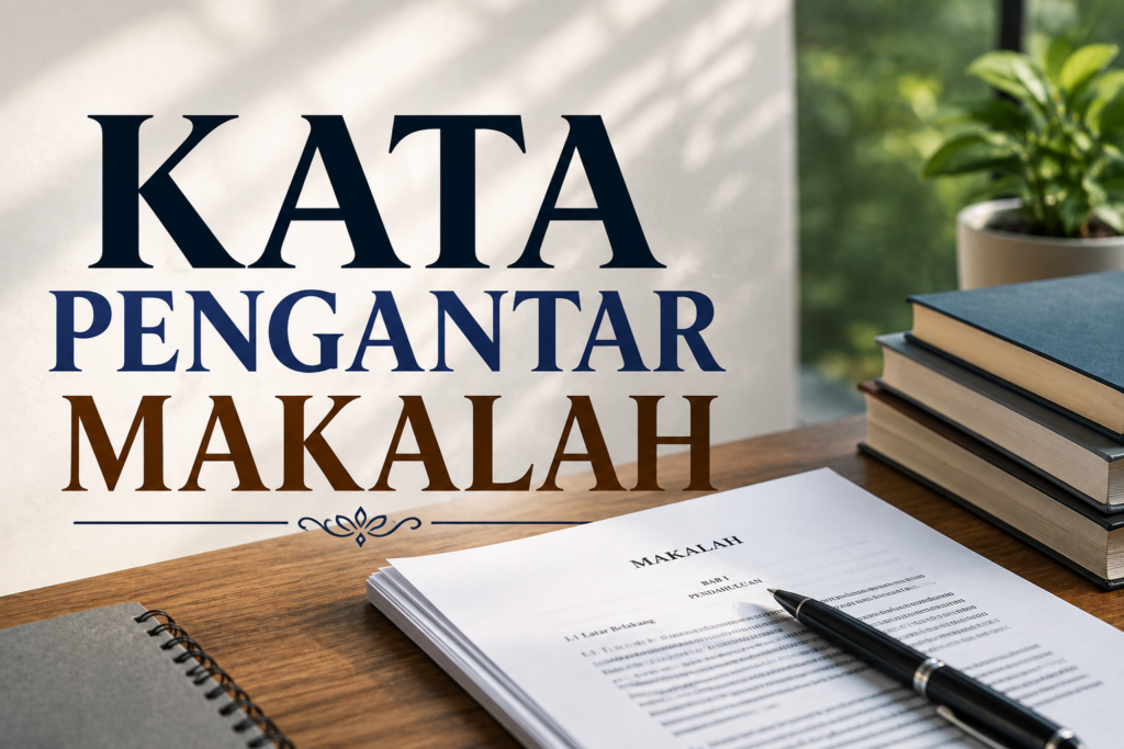 kata pengantar makalah