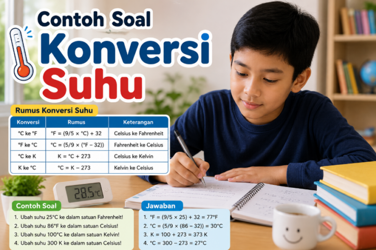 Contoh Soal Konversi Suhu Lengkap dengan Jawaban dan Pembahasan