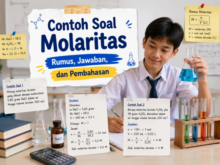 Contoh Soal Molaritas: Rumus, Jawaban, dan Pembahasan