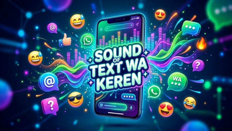 Sound of Text WA yang Keren: Membuat Nada Dering WA Unik