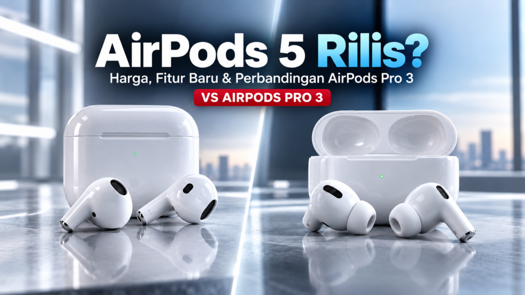 AirPods 5 Rilis Harga, Fitur Baru & Perbandingan AirPods Pro 3