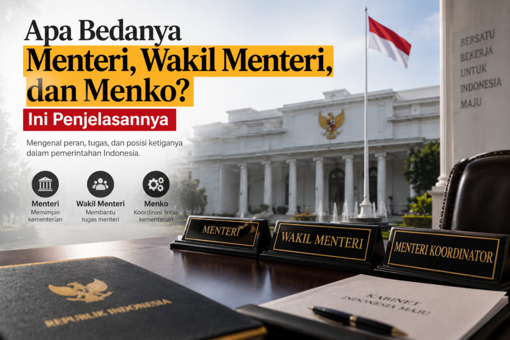 Apa Bedanya Menteri, Wakil Menteri, dan Menko Ini Penjelasannya