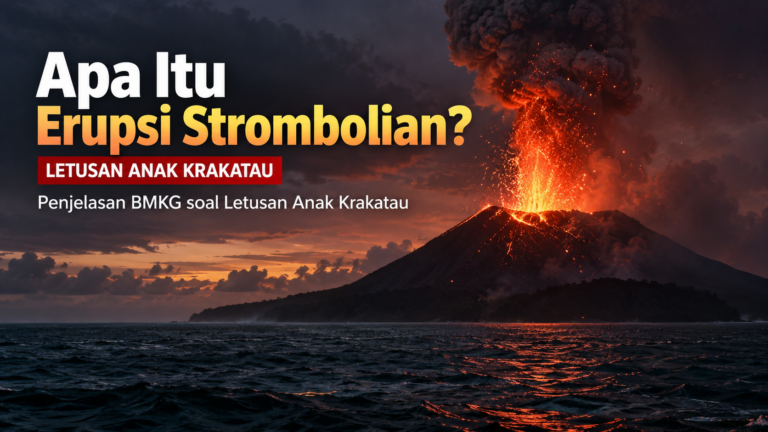 Apa Itu Erupsi Strombolian? Penjelasan BMKG soal Letusan Anak Krakatau
