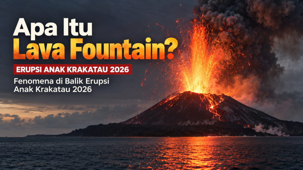 Apa Itu Lava Fountain Fenomena di Balik Erupsi Anak Krakatau 2026